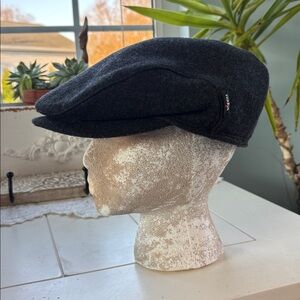 Black Men’s 100% Wool Cap